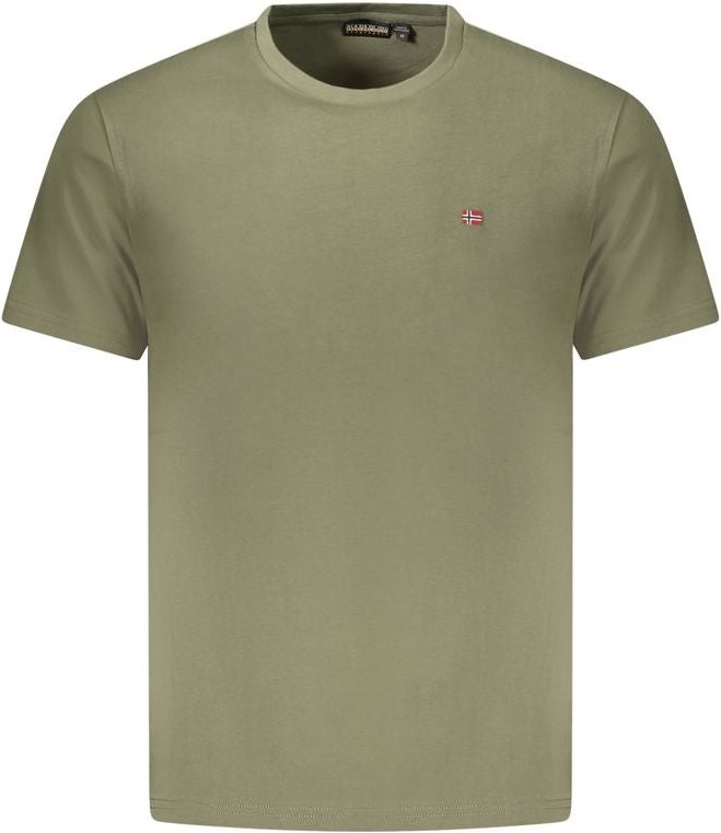 Napapijri Verde Baumwoll Herren T-Shirt