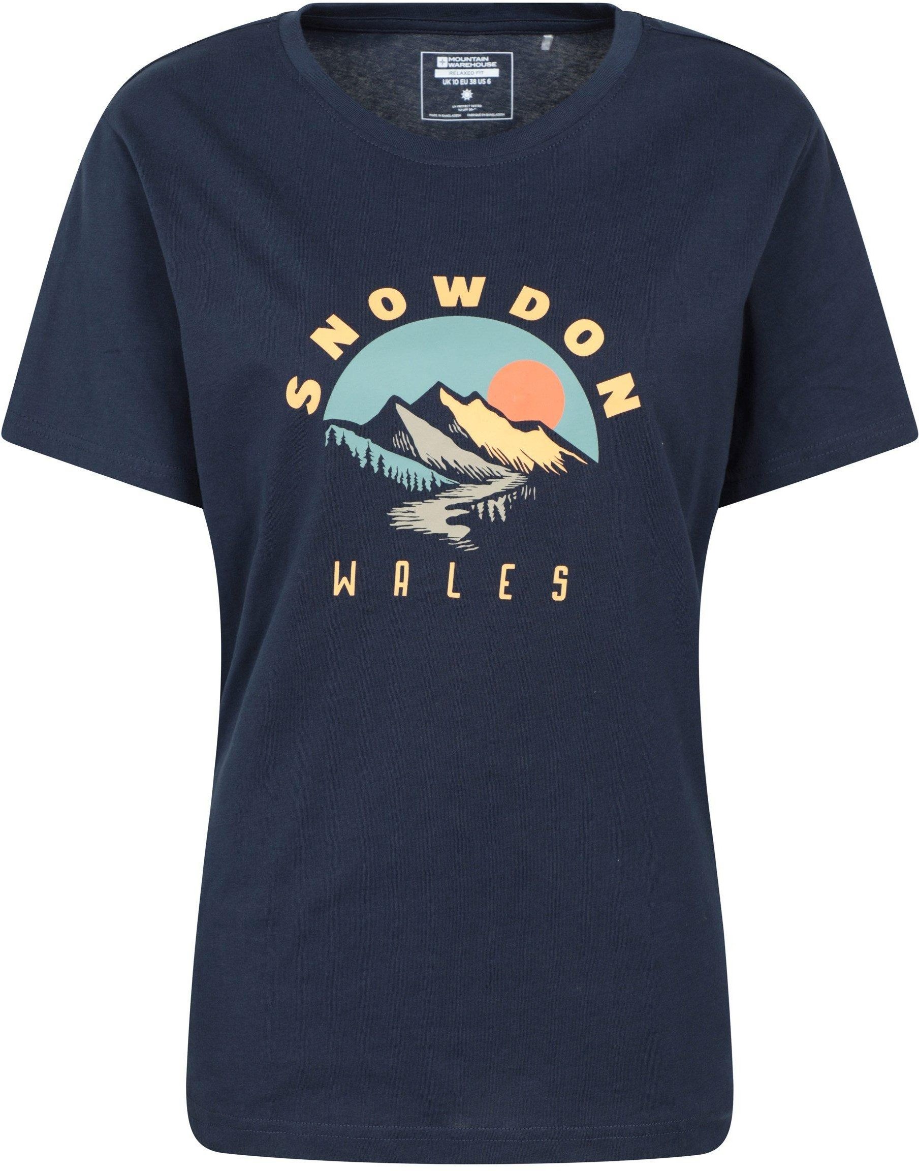 Mountain Warehouse - "Snowdon" T-Shirt für Damen kurzärmlig (Marine)