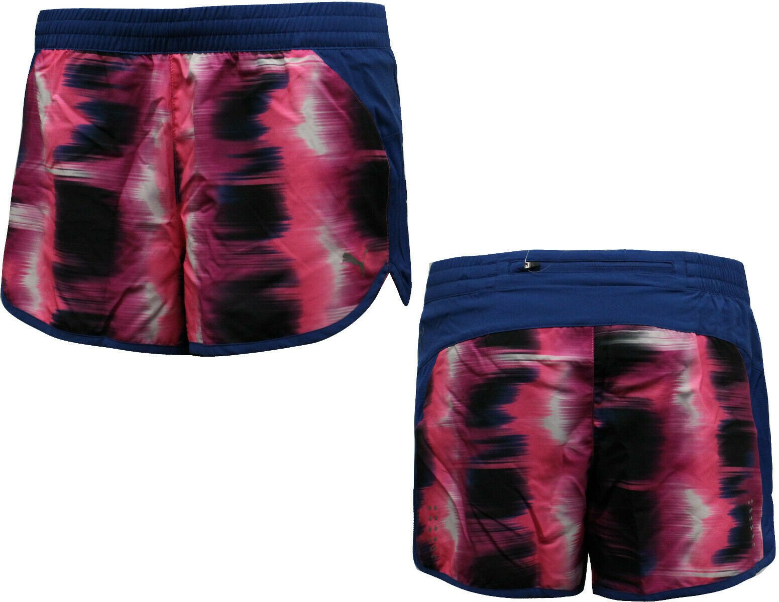 Puma Womens Blast Graphic 3 Zoll Running Shorts Blue Pink 515072 03 A11b