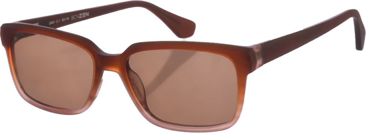 Unisex-Sonnenbrille Z401 aus Acetat in quadratischer Form