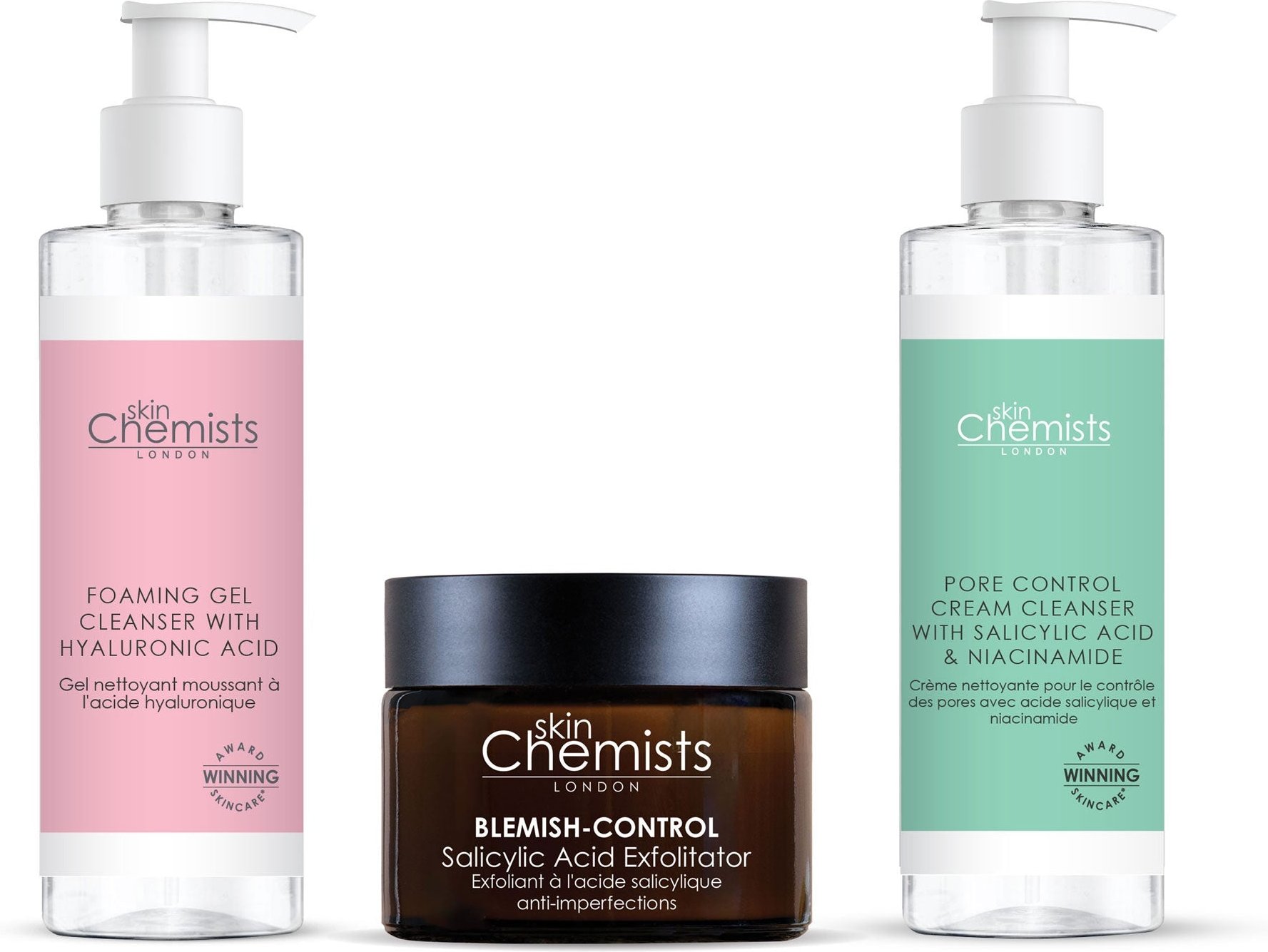 skinChemists Anti-Aging Akne- und Unreinheiten-Kontrollset
