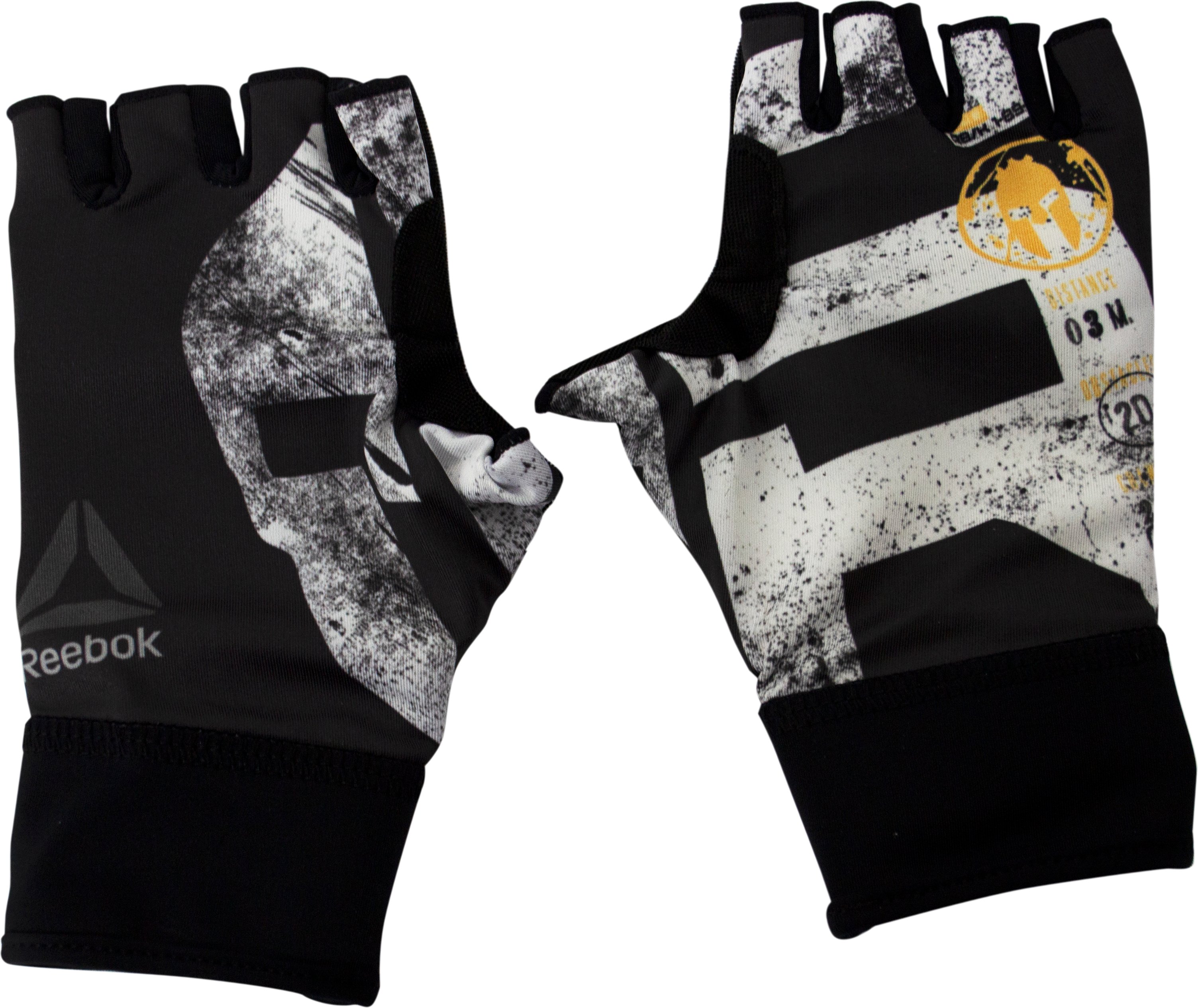 Reebok Spartan Race Race Fingerless Running Unisex Fitnesshandschuhe Schwarz BK2524