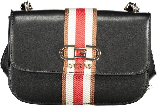Guess Jeans schwarze Polyethylen-Handtasche