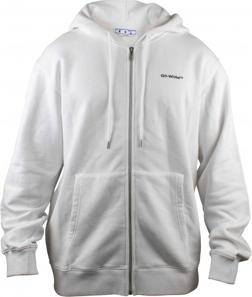 Off-White Kapuzenweste Weiß