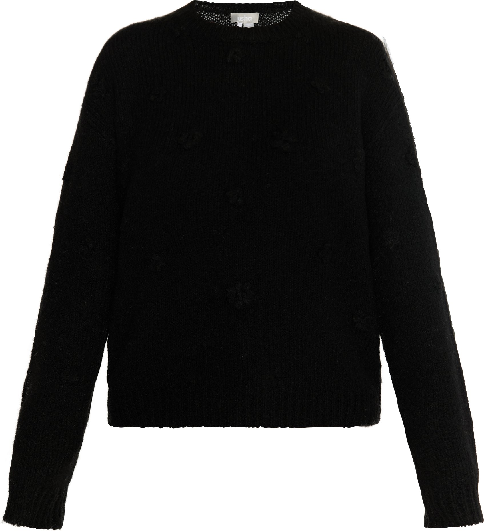 usha Strickpullover Damen schwarz