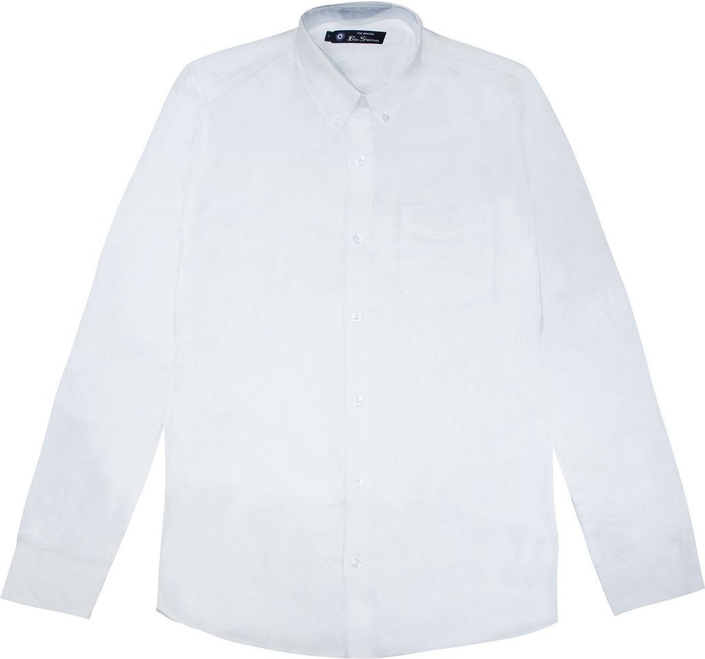 Ben Sherman Mens White Oxford Hemd
