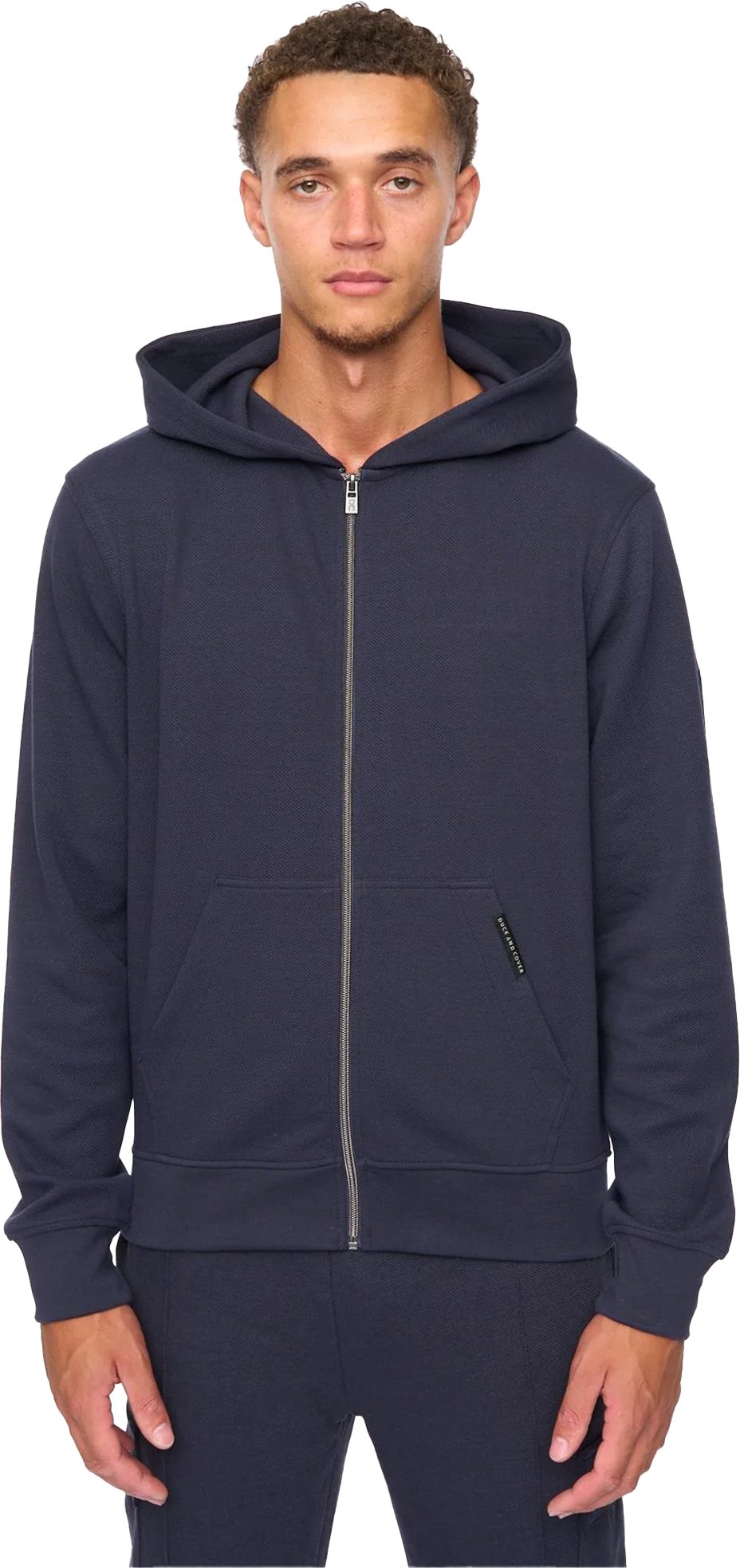 Duck and Cover - "Optimus" Hoodie mit durchgehendem Reißverschluss für Herren (Marine)