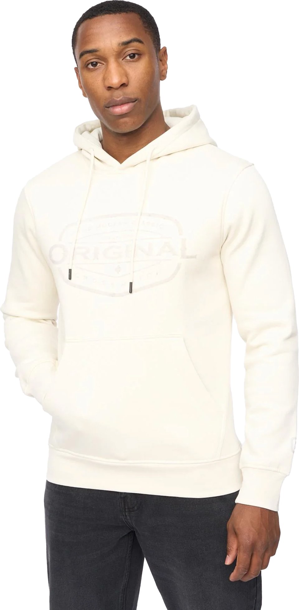 Crosshatch - "Traptons" Kapuzenpullover für Herren (Weiß)