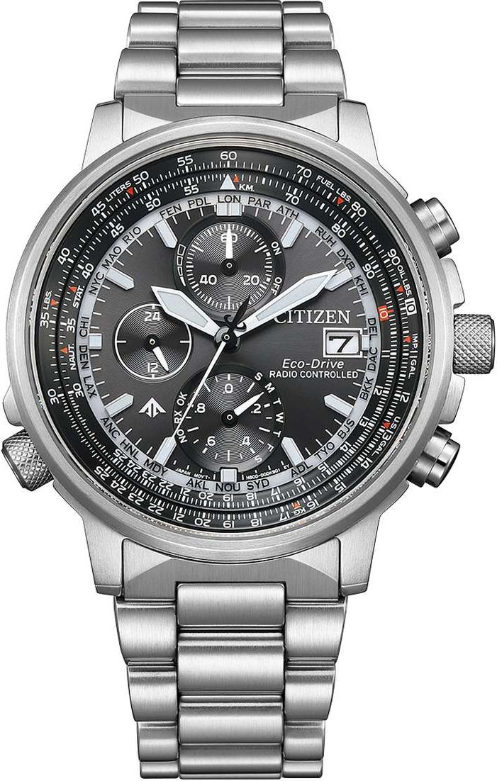 Citizen Promaster Sky Silber Herren Armbanduhr AT8300-58E