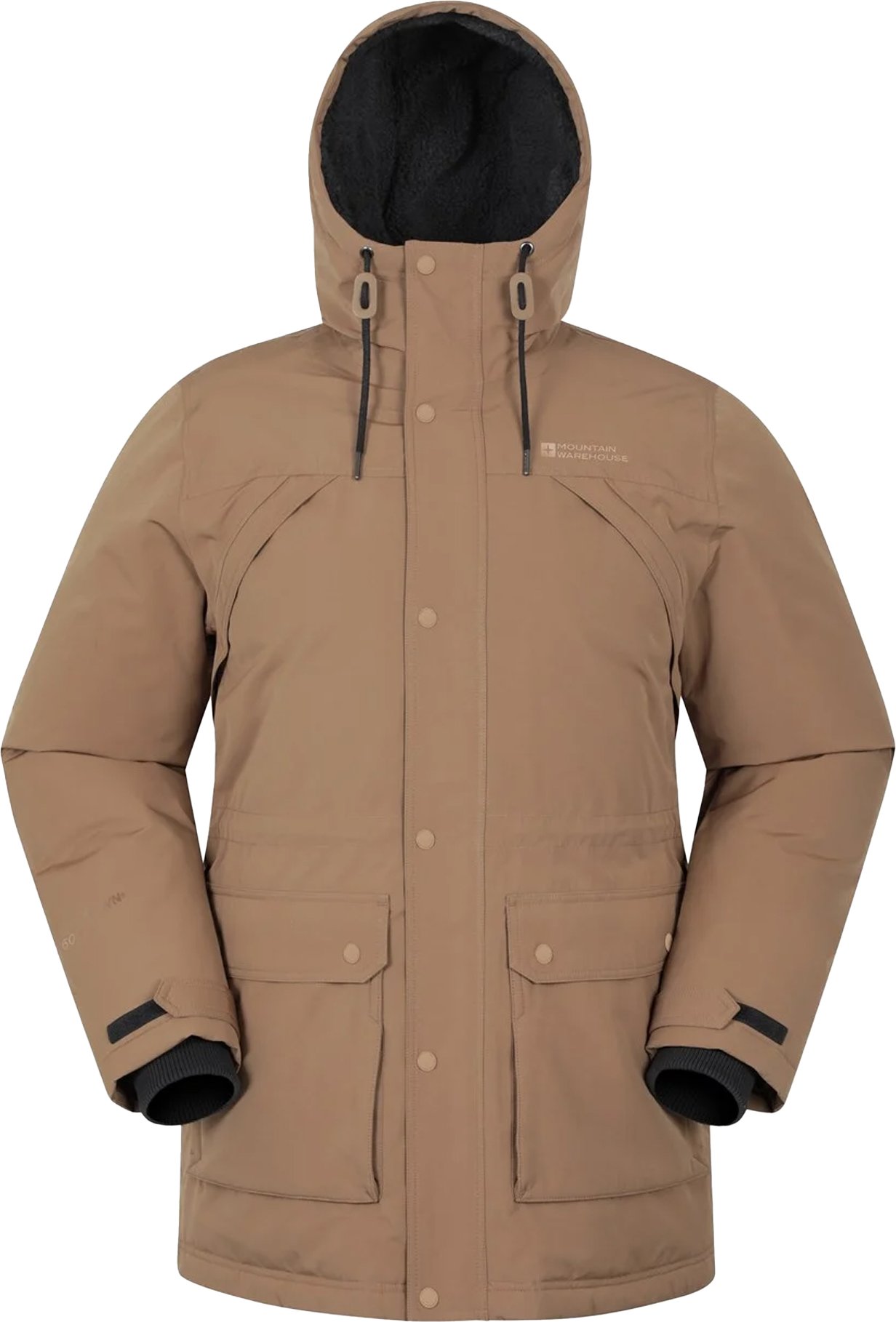 Mountain Warehouse - "Marlow" Parka für Herren, Wasserfest (Hellbraun)