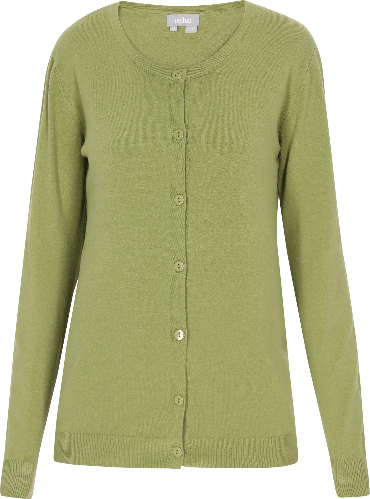 usha Strickjacke Frauen hellgrün