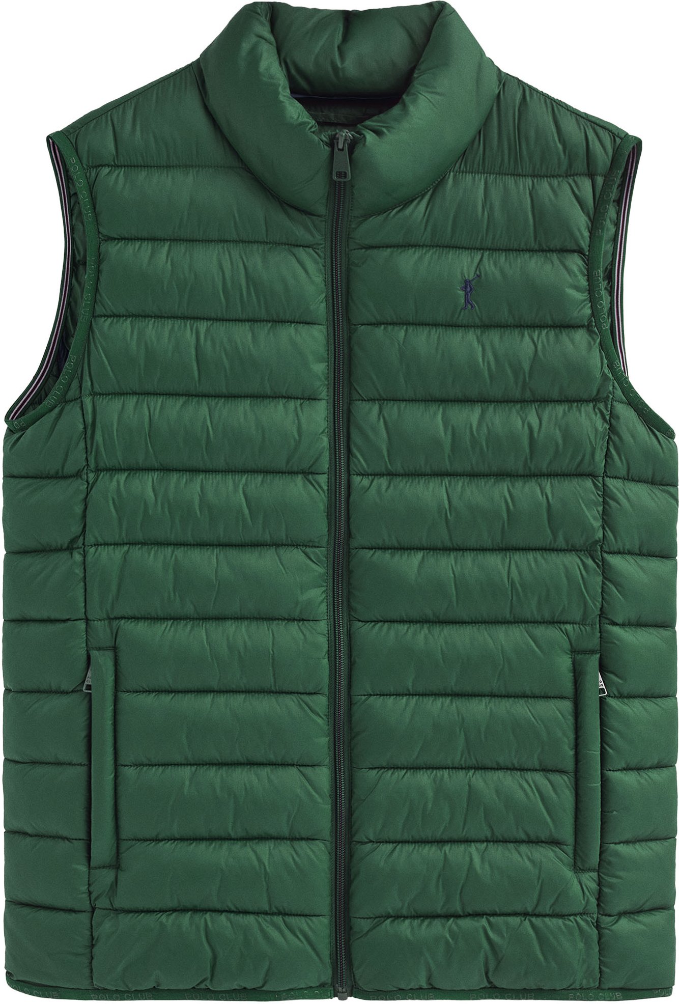 Weste Ultralight flaschengrün mit Rigby Go-Logo