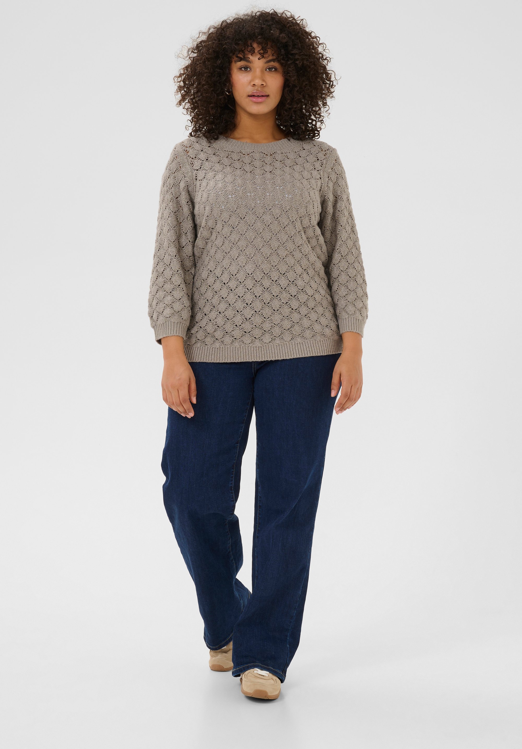 Strickpullover Regular fit light grey