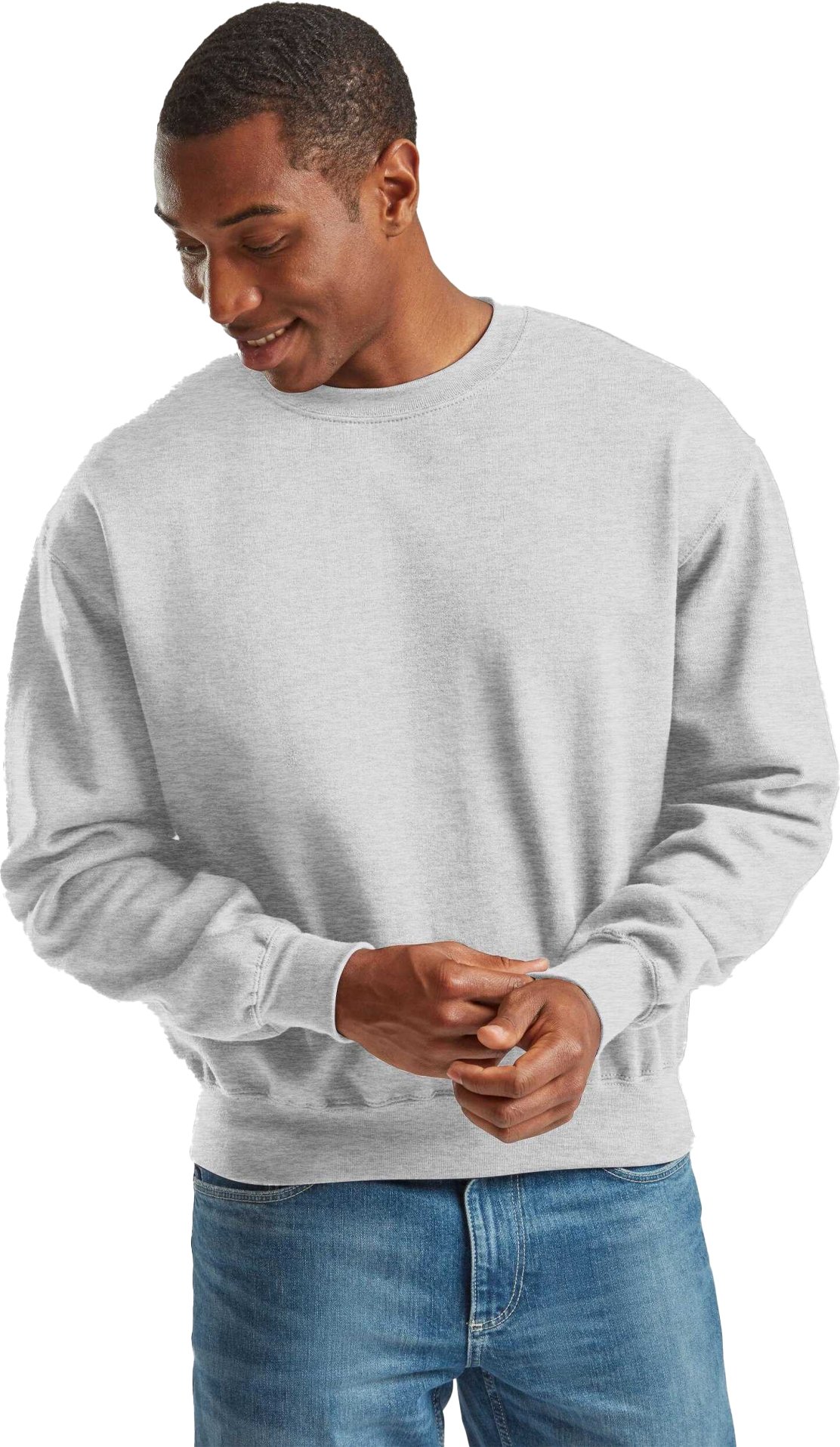Fruit of the Loom - Sweatshirt für Herren/Damen Unisex, Super Baumwolle (Sportliches Heather)