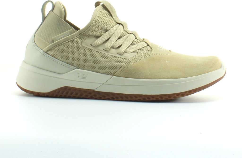 Thumbnail - Supra Titanium Beige synthetische Herren Schnürung Running Trainer 05673 232