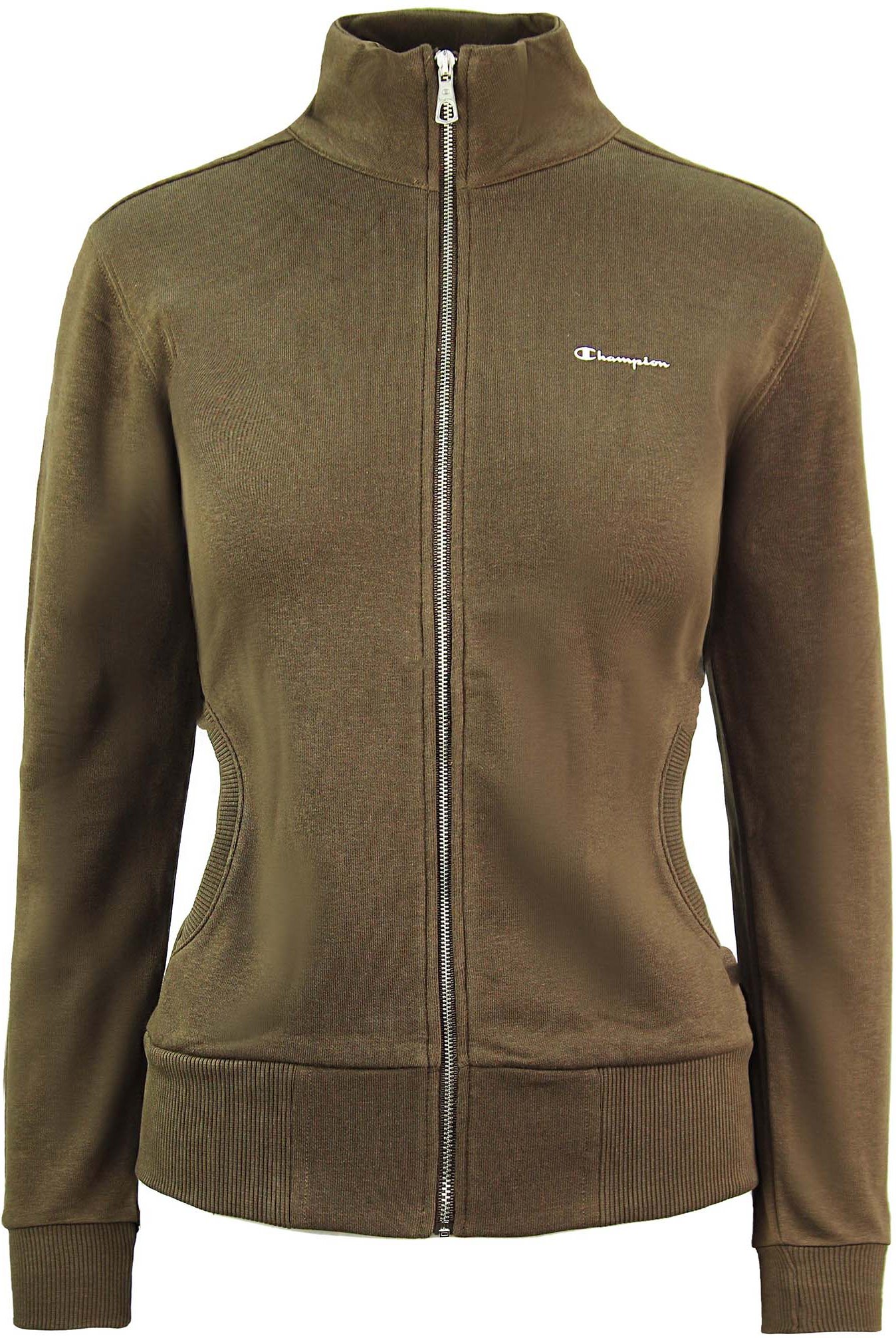 Champion Heritage Fit Damen-Trainingsjacke in Braun