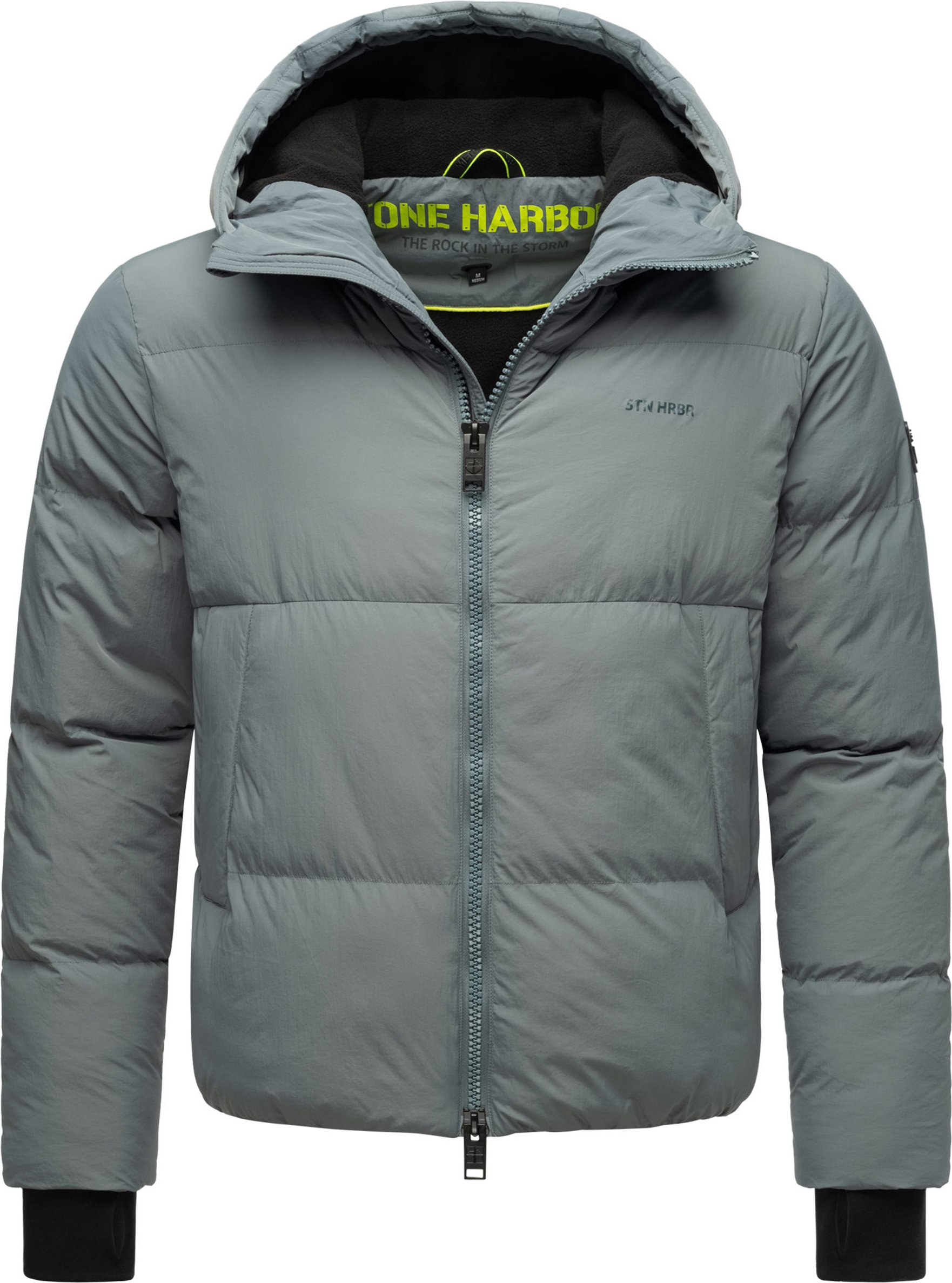 Stone Harbour Herren Steppjacke Tayroos mit Fleecefutter & 2-Wege-Reißverschluss