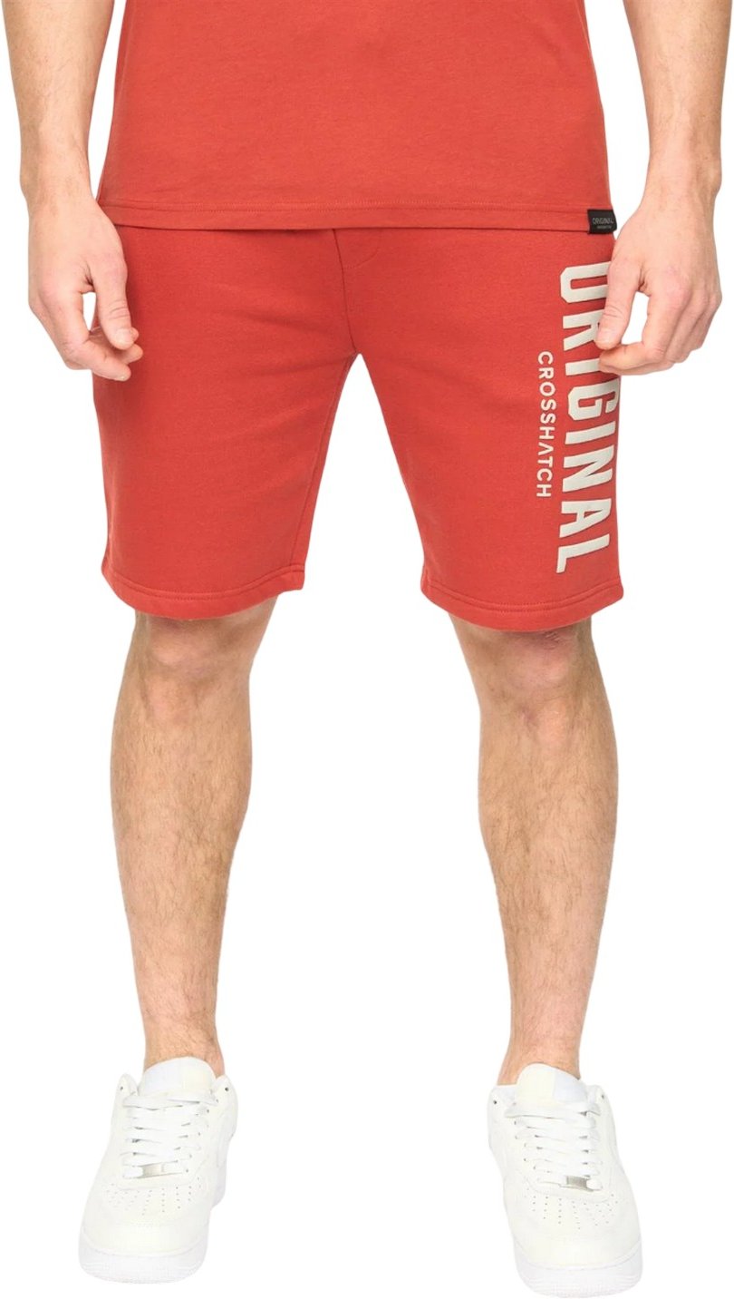 Crosshatch - "Kensby" Shorts für Herren (Rot)