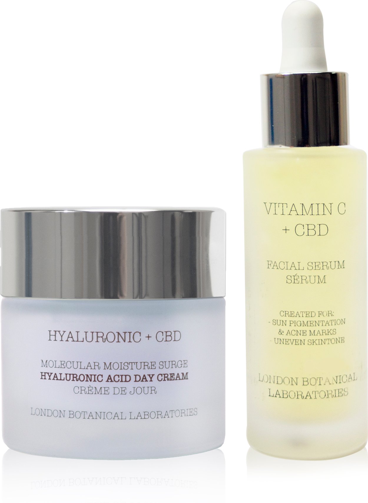 Hyaluronsäure-Tagescreme + Vitamin-C-Serum