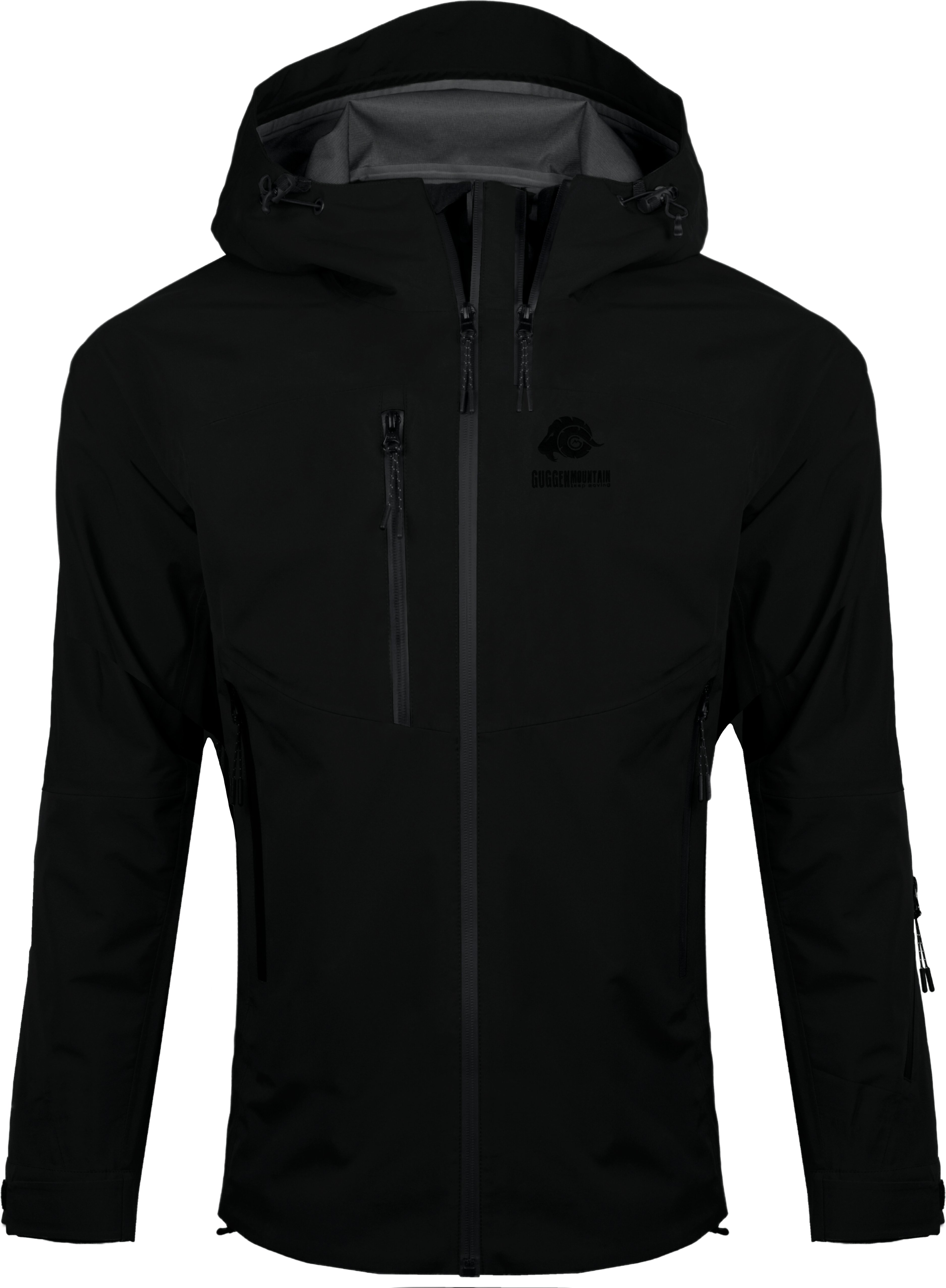 Damen Wanderjacke 3-Lagen Hardshell Schwarz