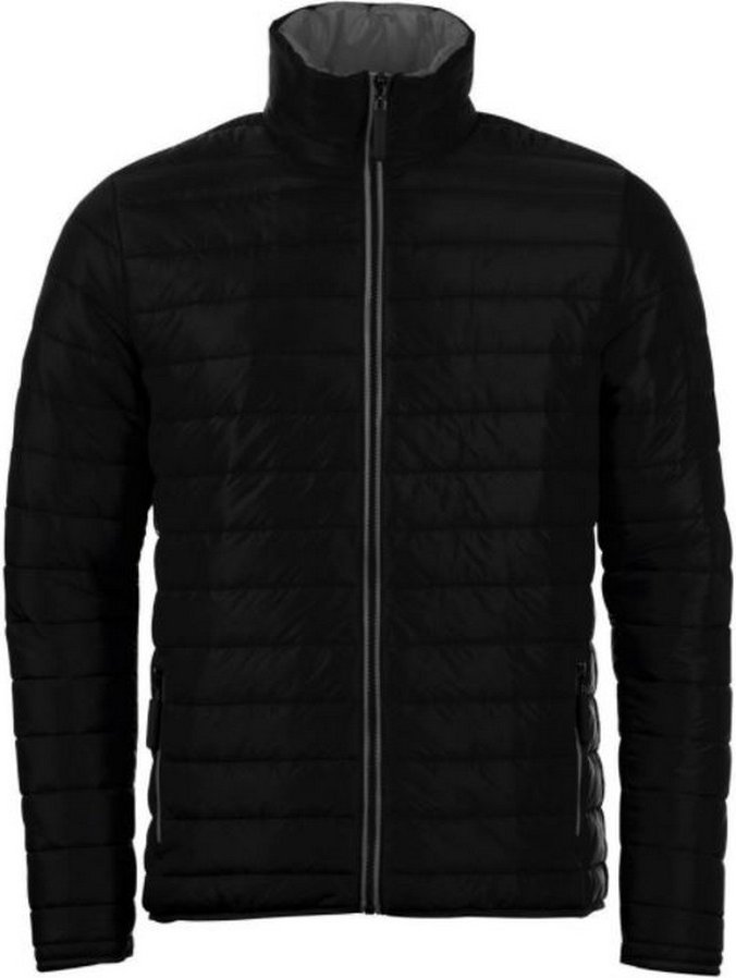 SOLS Mens Ride Gepolsterte Wasserabweisende Jacke (Schwarz)