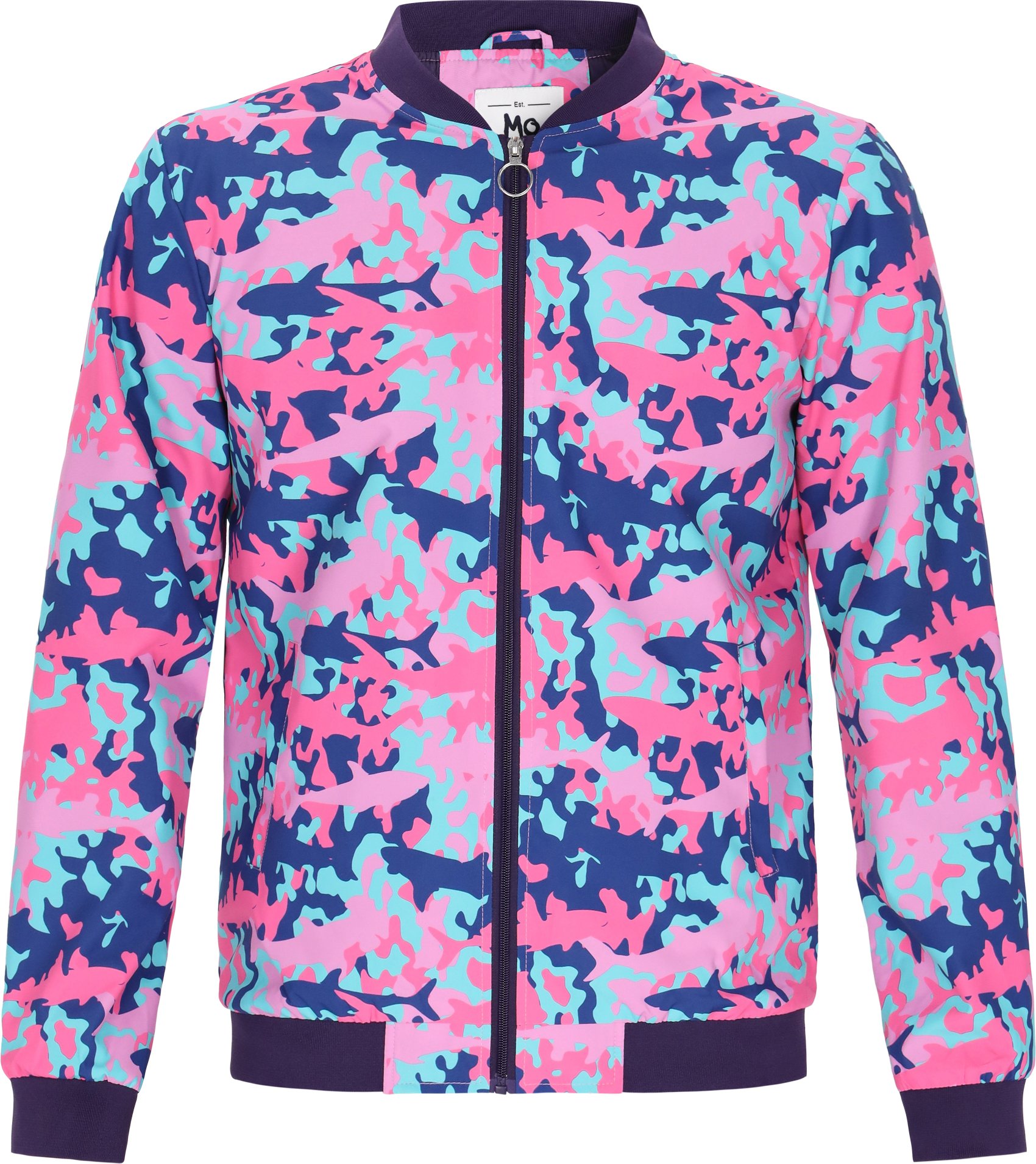 Mo Jacke Männer rosa mehrfarbig