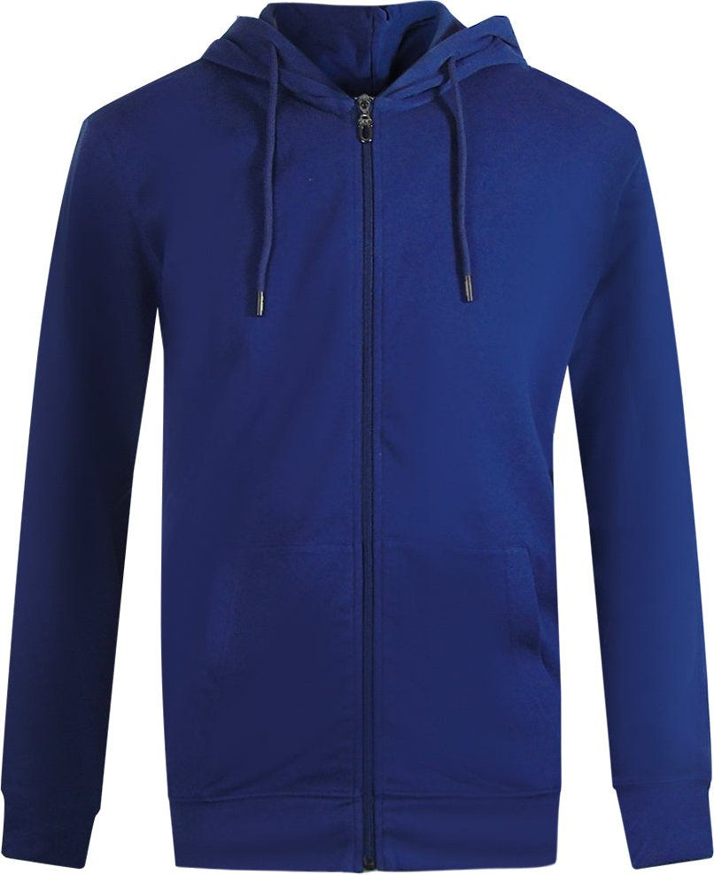 Cavalli Class - Kapuzenpullover Mit Reißverschluss Und Blumenmuster In Irisblau