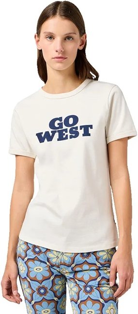 Wrangler - T-Shirt - Vintage Weiß