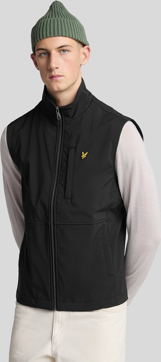 Lyle & Scott Softshell Weste - Schwarz