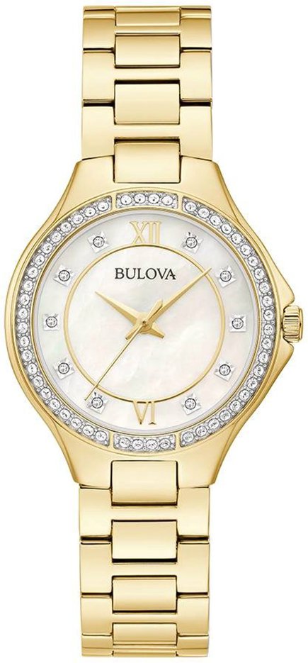 Bulova Gold Damen Armbanduhr 98L295