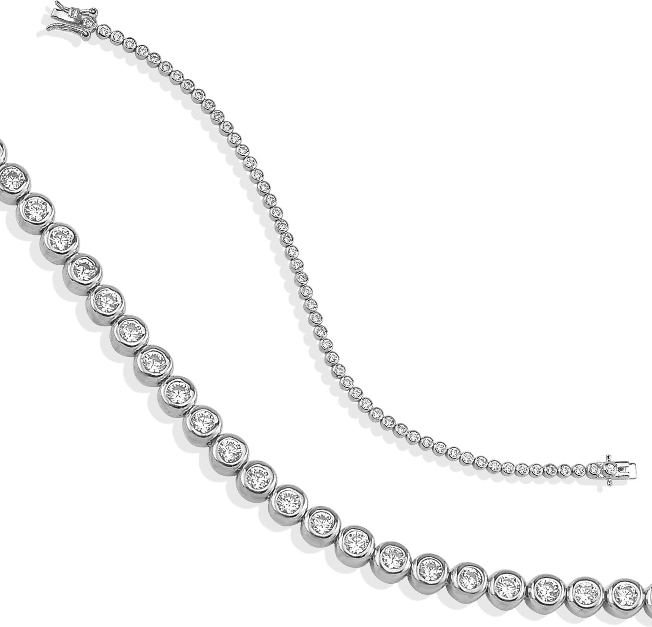 Dkeniz Armband 925/- Sterling Silber Tennisarmband