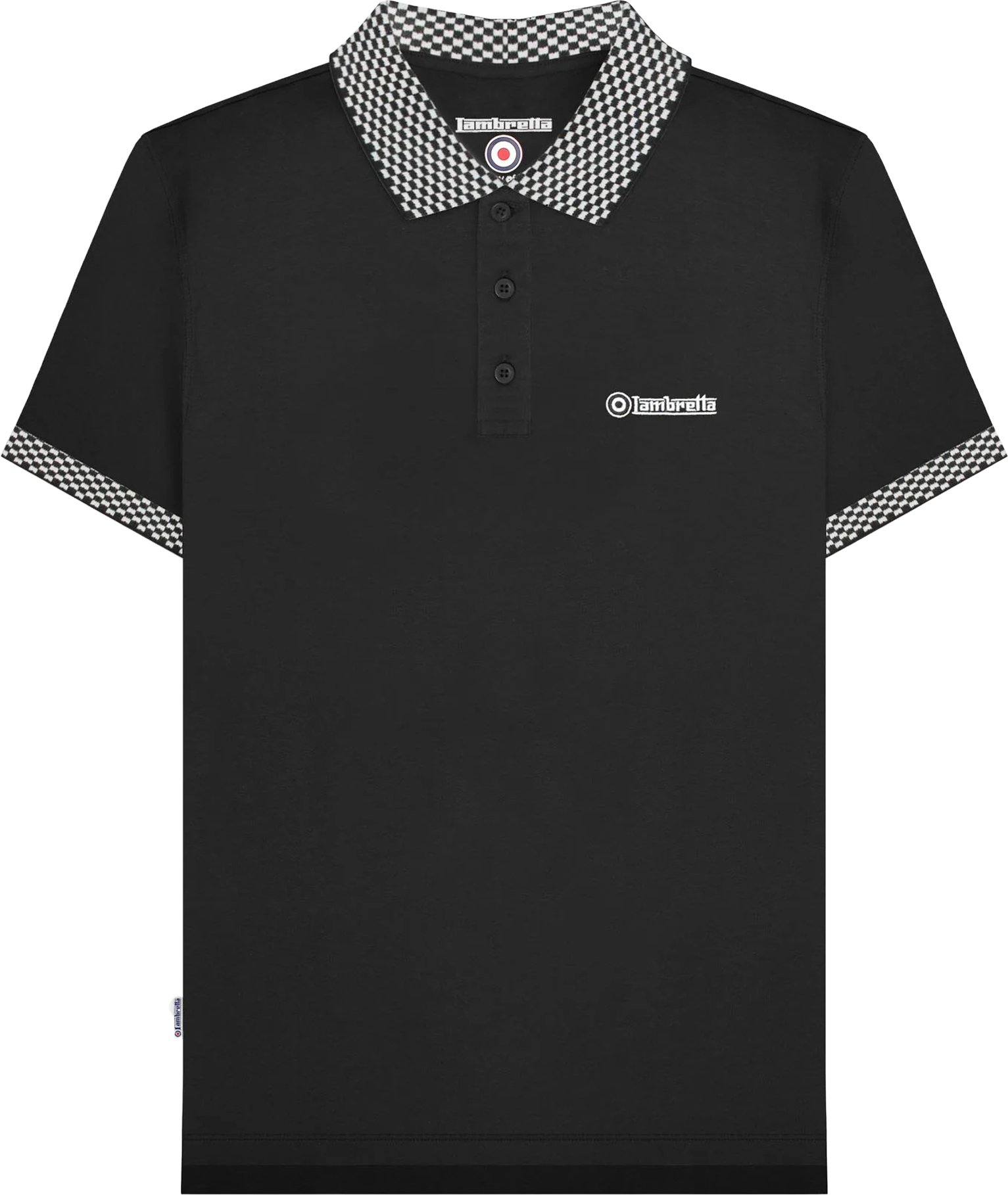 Lambretta - "SS25" Poloshirt für Herren (Schwarz)