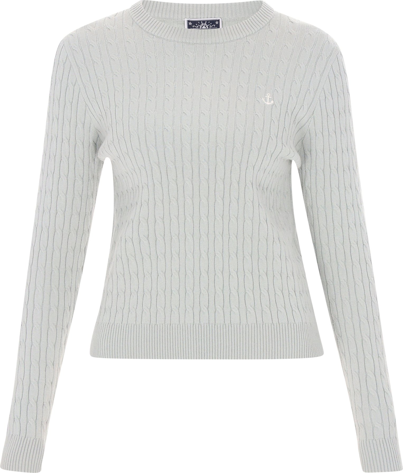 Dreimaster Pullover Frauen Salbeigrün