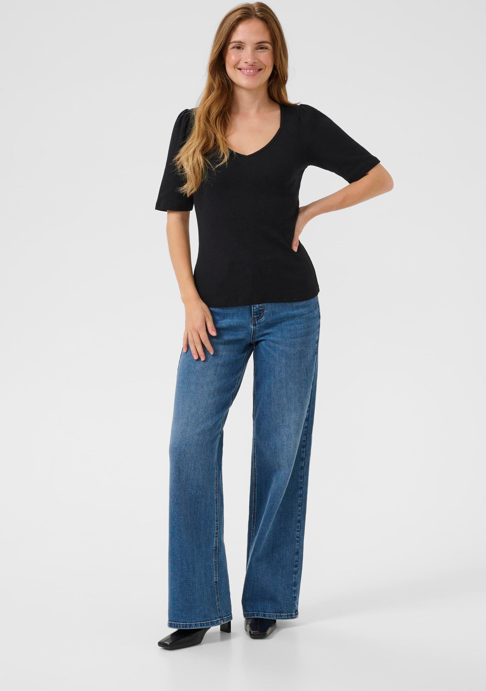 T-shirt KAcarla Slim fit black