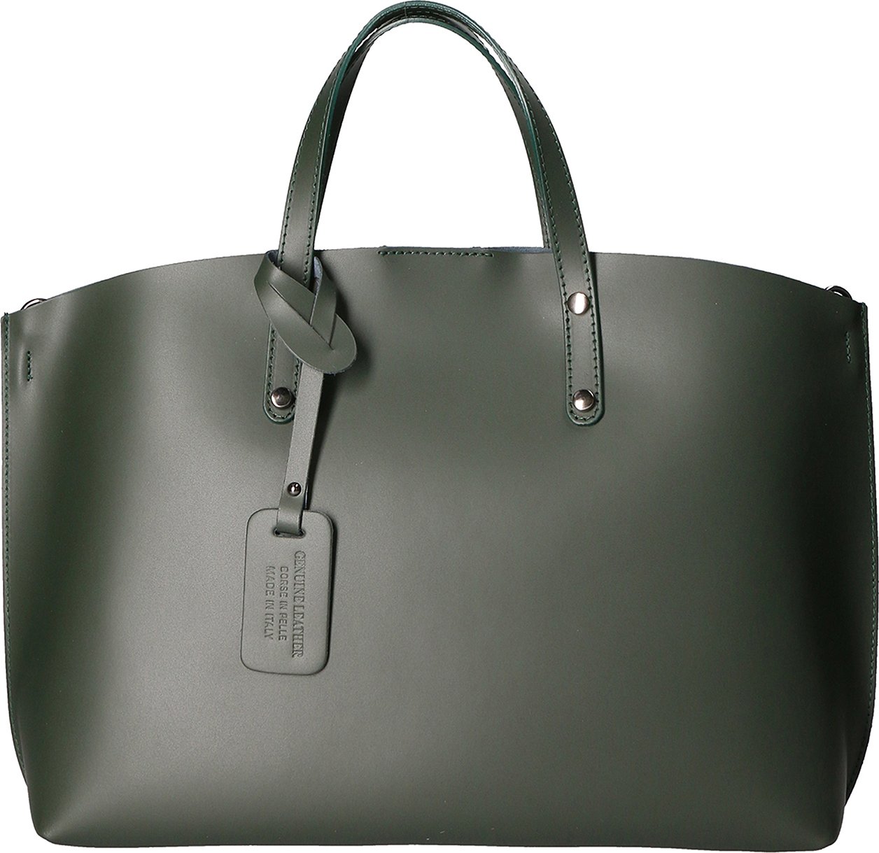 Gave Lux Schultertasche Frauen L135 GREEN BOTTLE