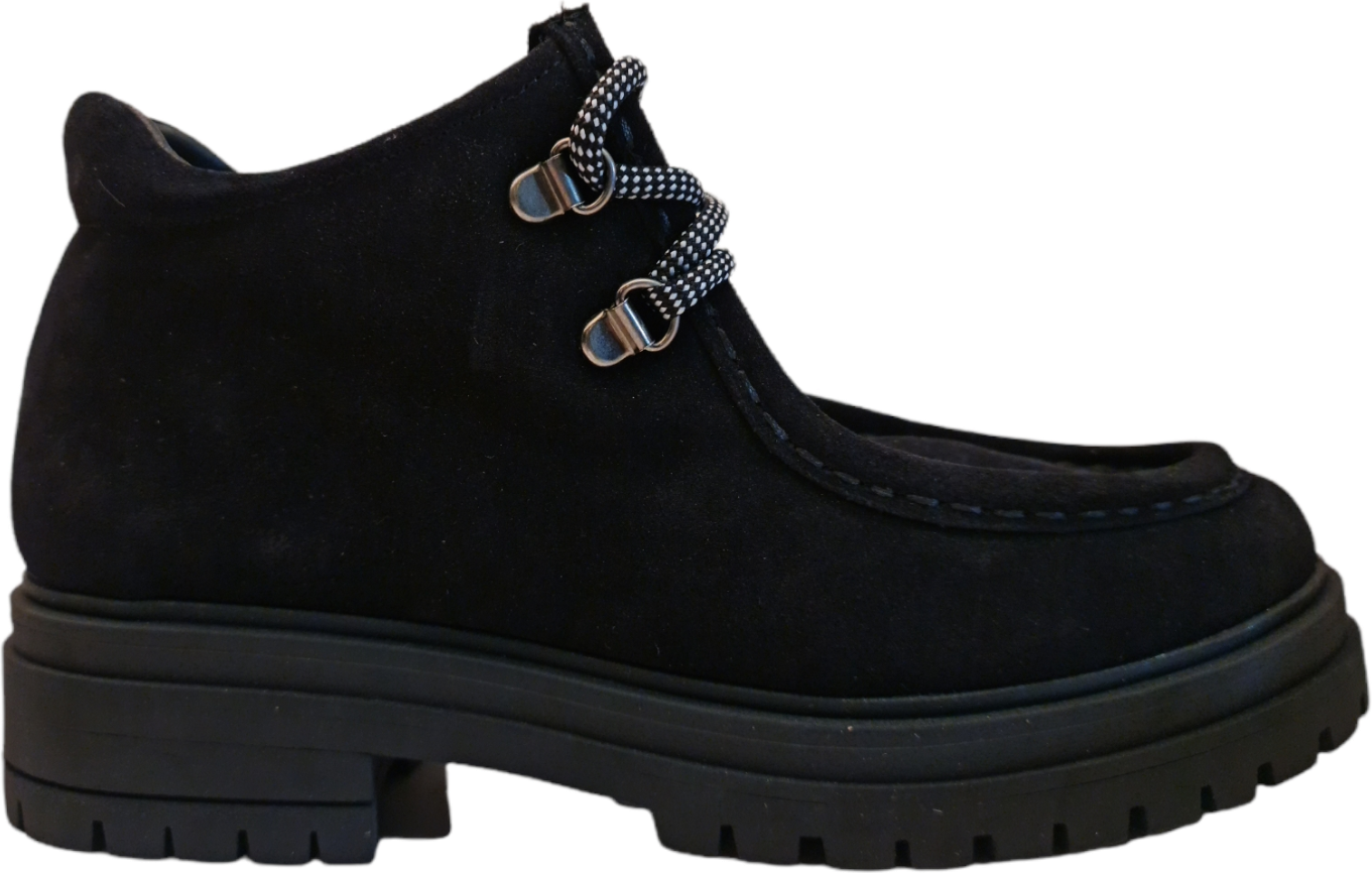 Woman's Mokassin Schuh Cosol Farbe Schwarz