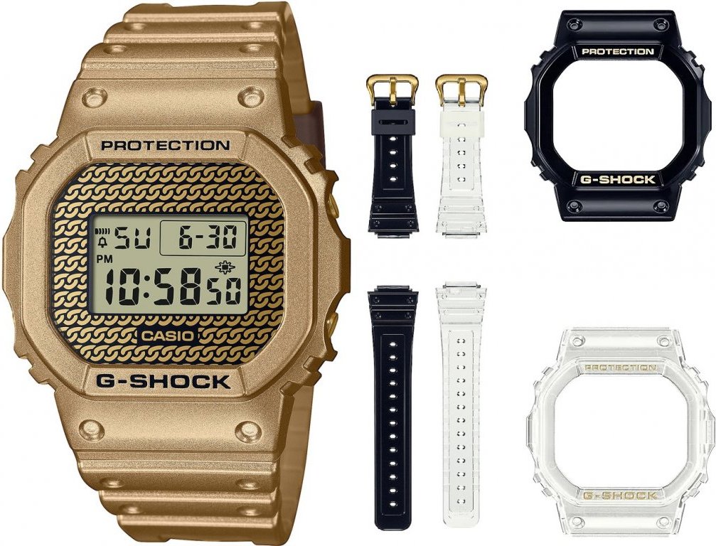 Casio G-Shock Herren Gold Uhr DWE-5600HG-1ER