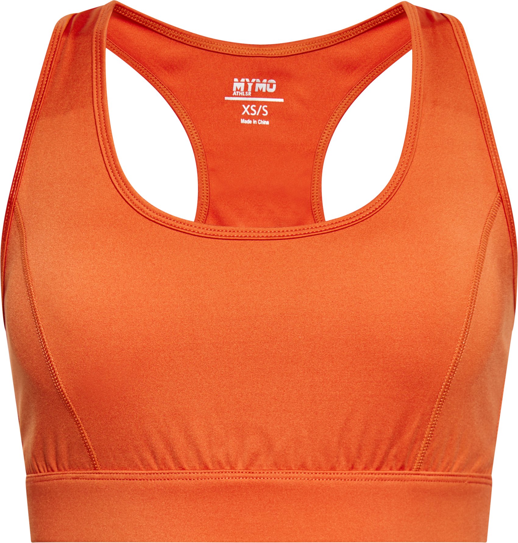 Mymo Crop-Top Damen orange