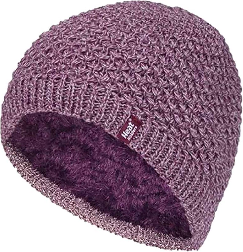 Wärmehalter - Ladies Knit Fleece gefüttert Warm Thermal Beanie Hat