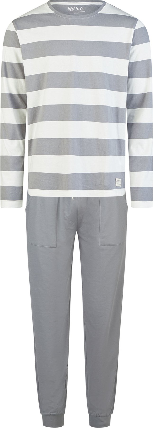 Phil & Co. Berlin Herren Pyjama MondaySchlafanzug, Pyjama Set, Nachtwäsche