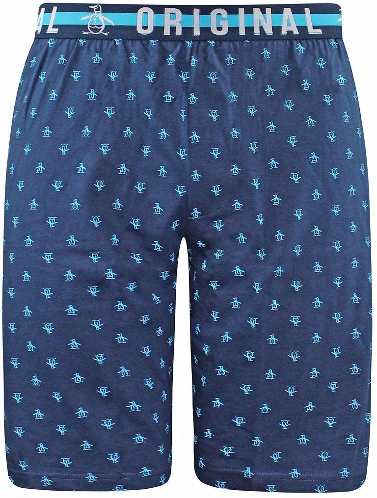 Original Penguin Aop Mens Navy Lounge Shorts