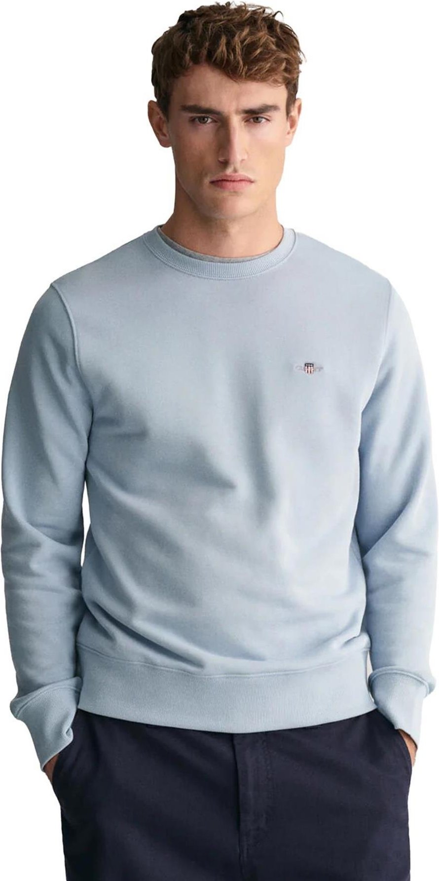 Gant | Herren Shield Sweatshirt mit Rundhalsausschnitt