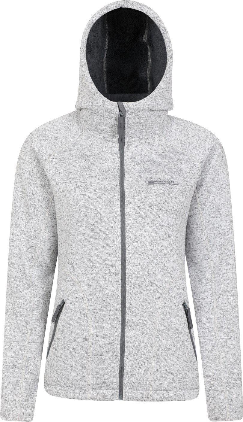 Mountain Warehouse - "Nevis" Hoodie mit durchgehendem Reißverschluss für Damen (Grau)