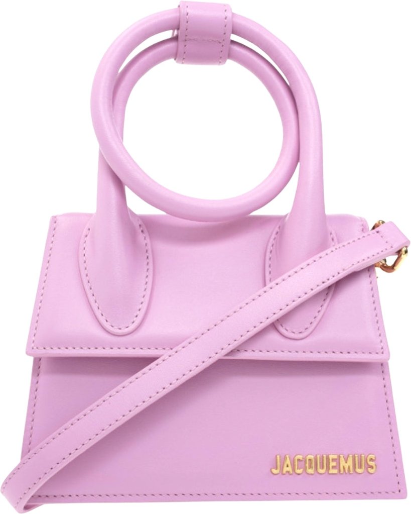 Jacquemus Le Chiquito Noeud Hellrosa Tasche