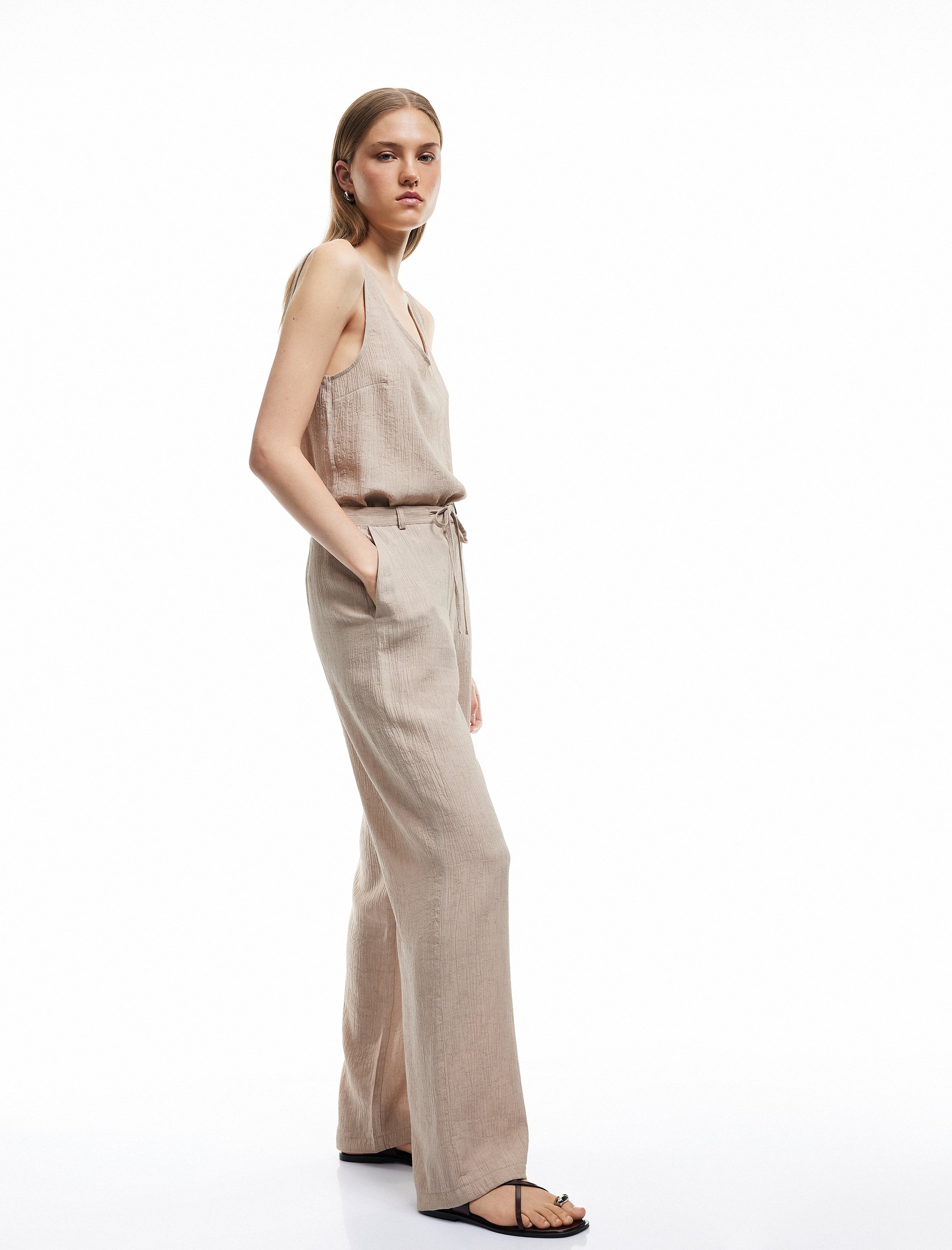 Koton HOSEN Koton Weite Hosen mit Bindegürtel