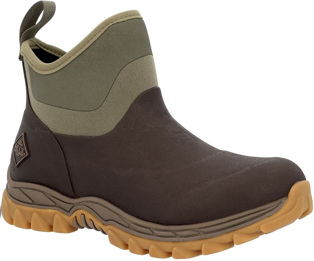 Muck Boots Arctic Sport II Gummi Dunkelbraun/Olive Gummistiefel