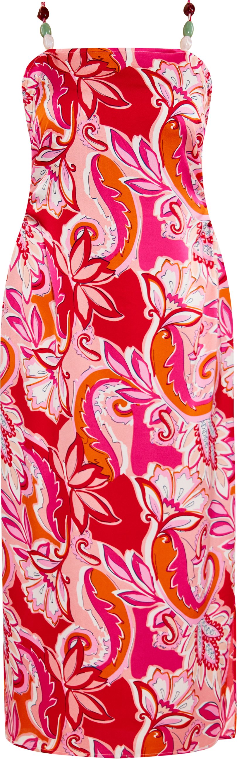 IZIA Kleid Damen Rot Mehrfarbig