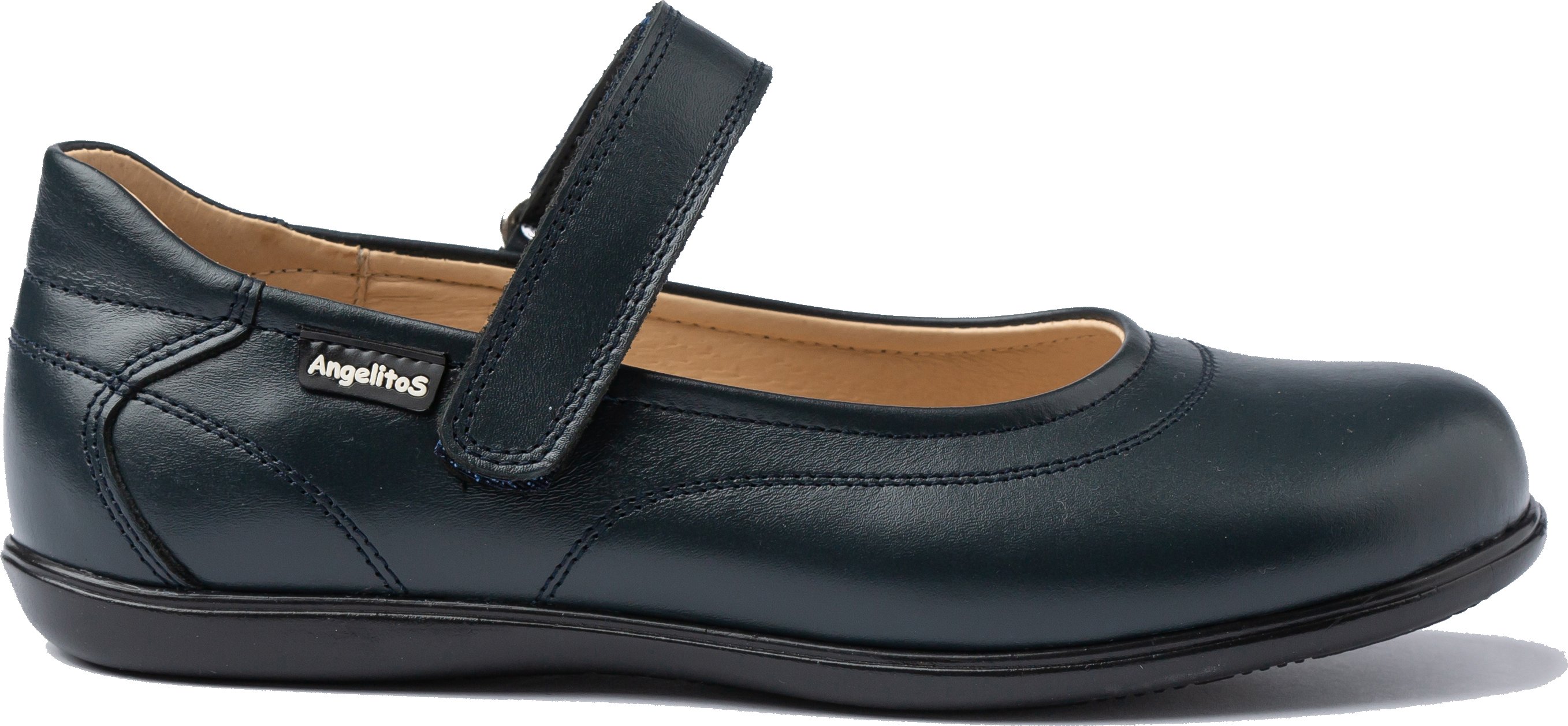 Schul-Ballerina-Schuhe aus Leder