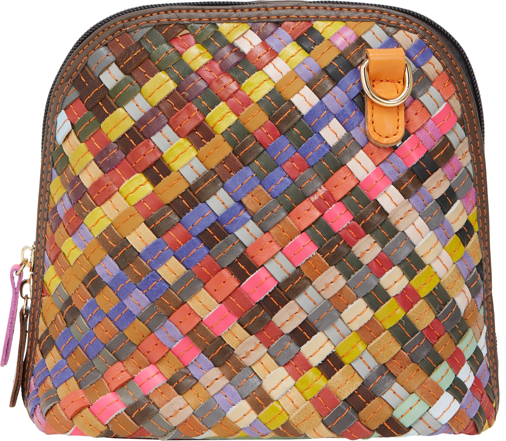 IZIA Umhängetasche Umhängetasche Frauen braun mehrfarbig