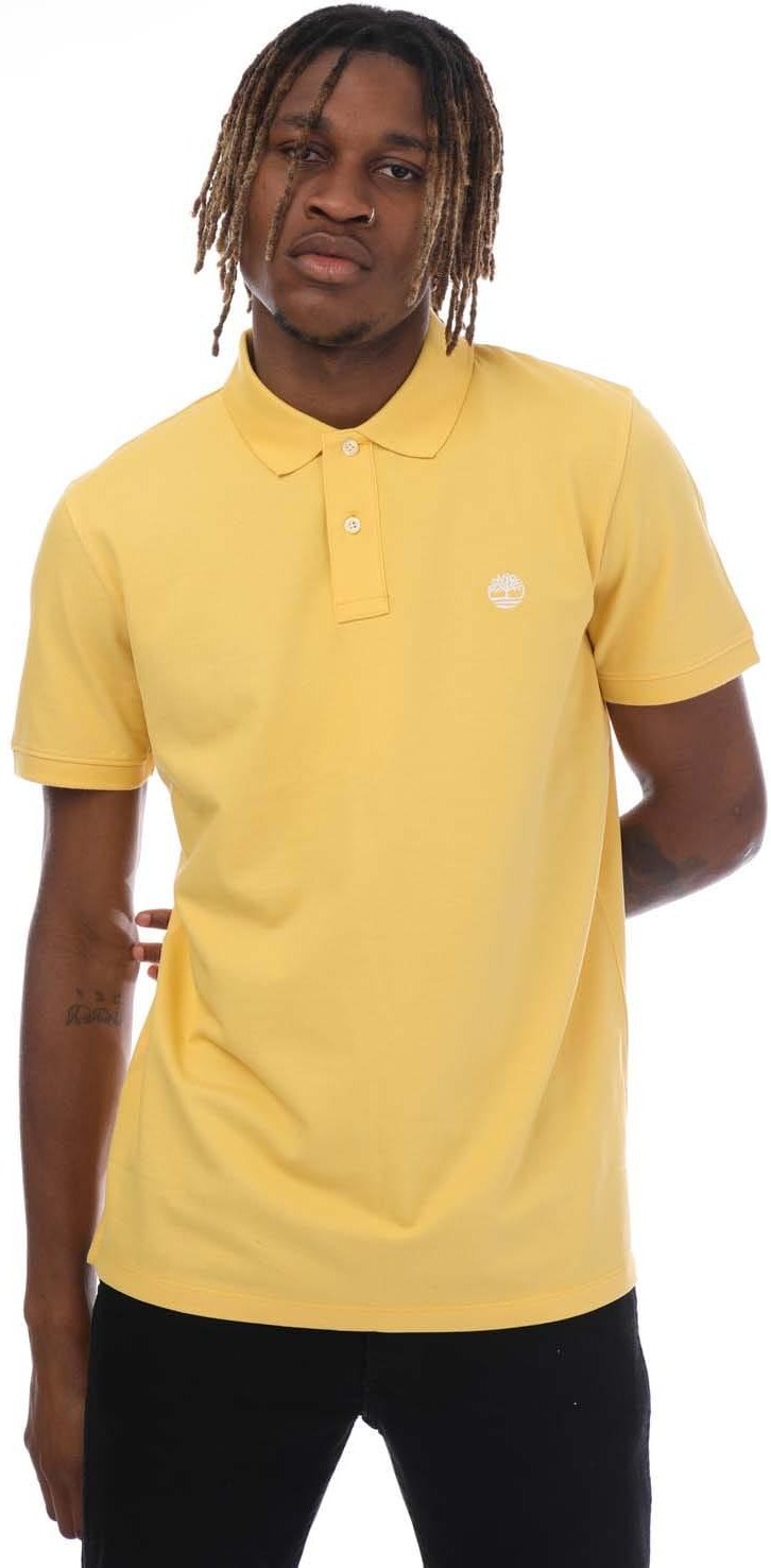 Timberland - "Millers River" Poloshirt für Herren/Damen Unisex (Gelb)